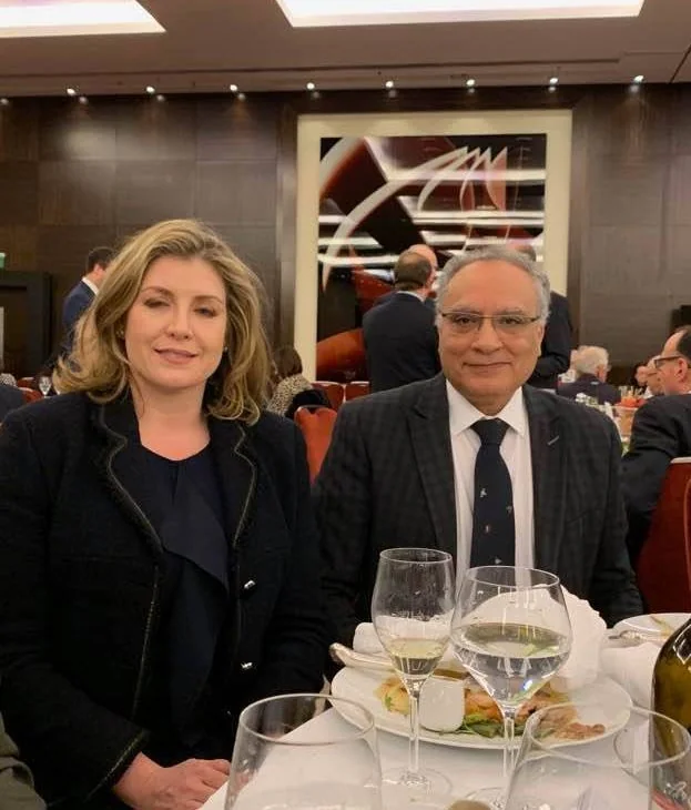 With Penny Mordaunt