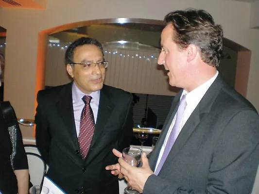 With David Cameron